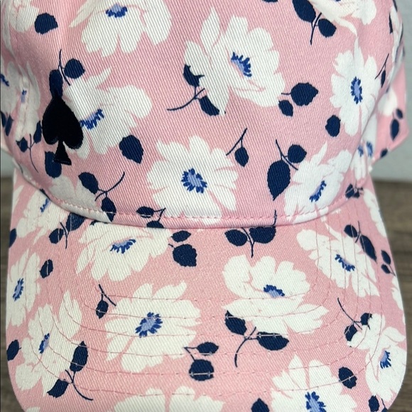 Kate Spade ♠️ | Pink Springtime Floral Baseball Hat - Picture 5 of 10